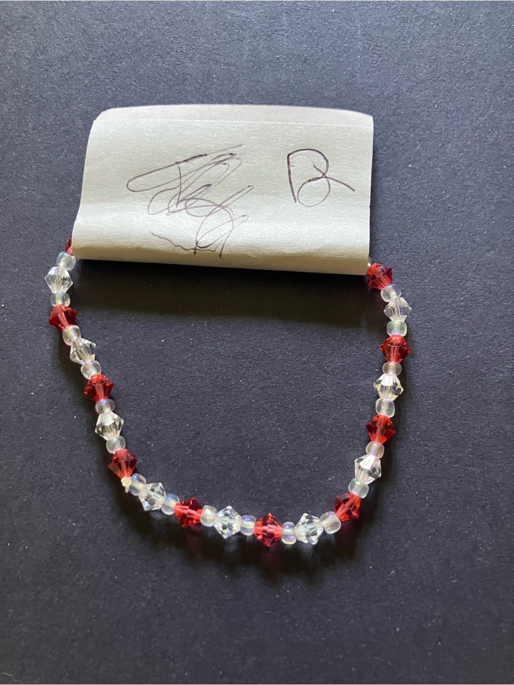#12 handmade Swarovski bracelet